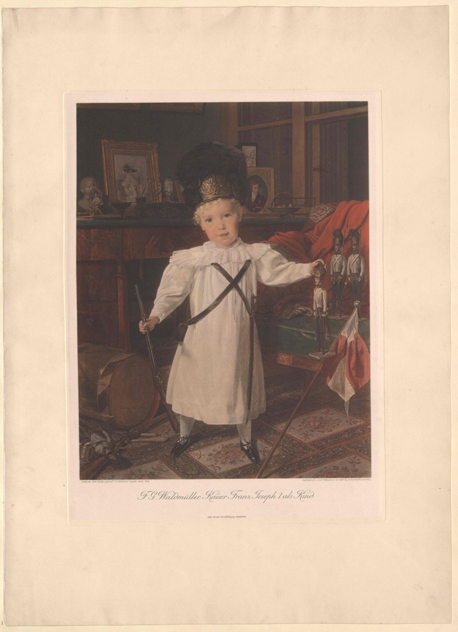 I. Ferenc József osztrák császár alkotó: Ferdinand Georg Waldmuller