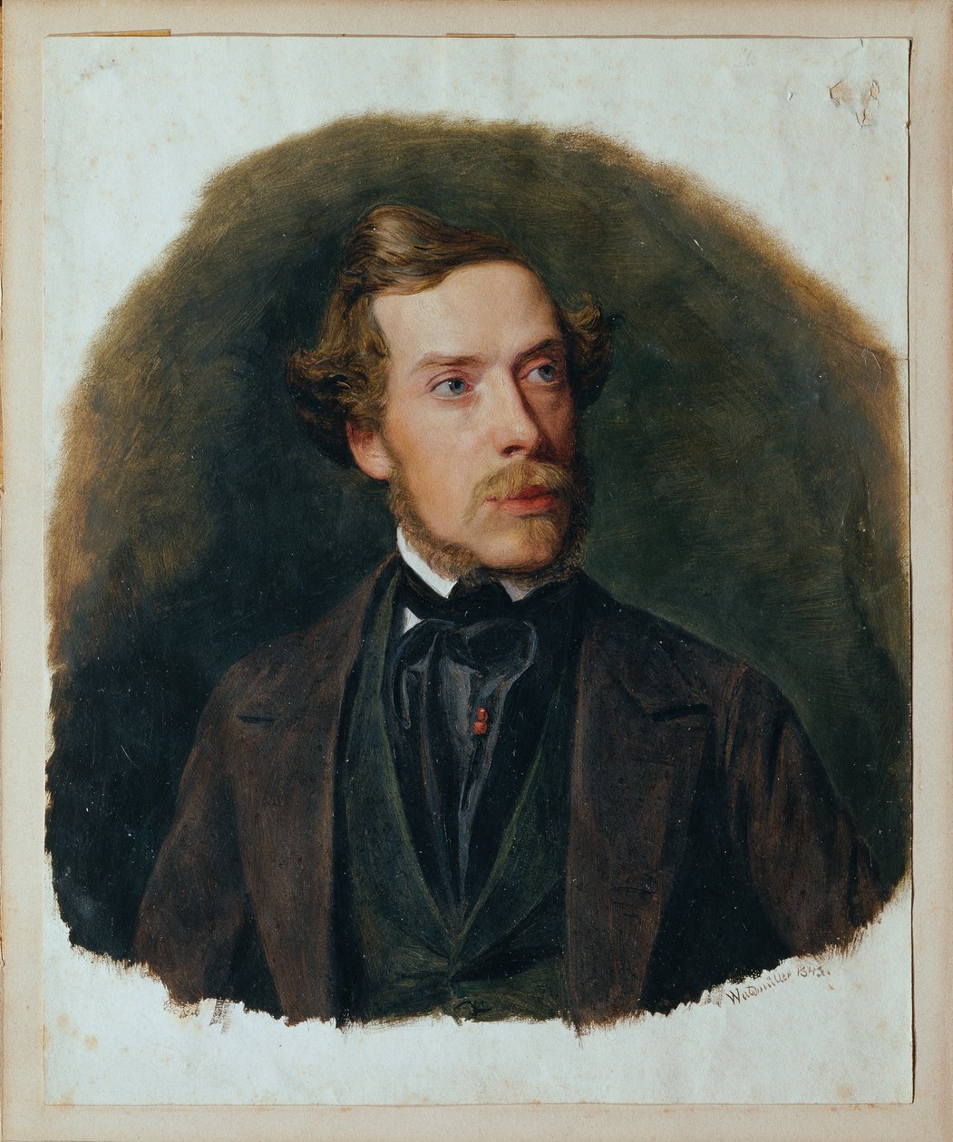 Gustav Barth, a Bécsi Férfikar kórusvezetője alkotó: Ferdinand Georg Waldmuller