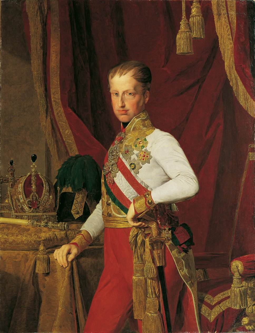 I. Ferdinánd osztrák császár alkotó: Ferdinand Georg Waldmuller