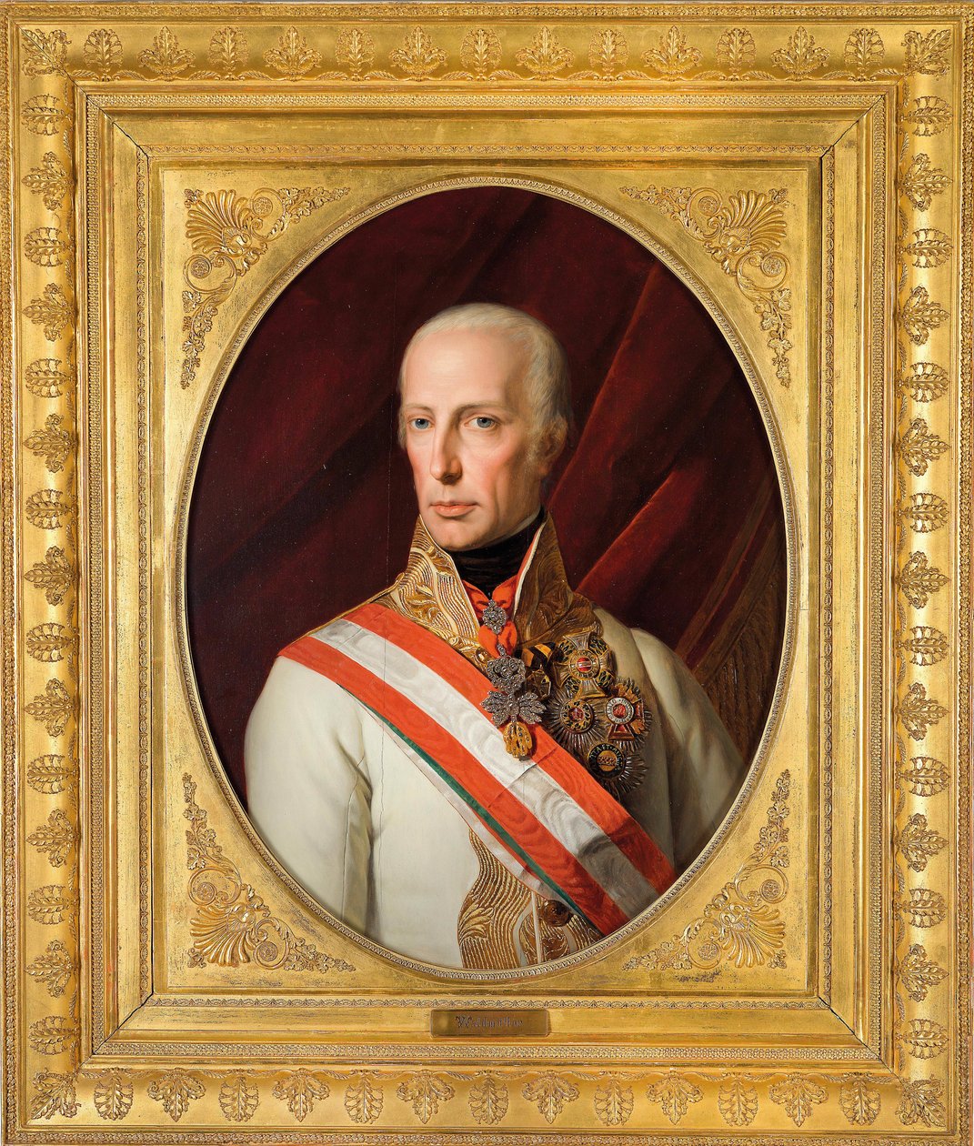 I. Ferenc osztrák császár (1768-1835) portréja alkotó: Ferdinand Georg Waldmuller