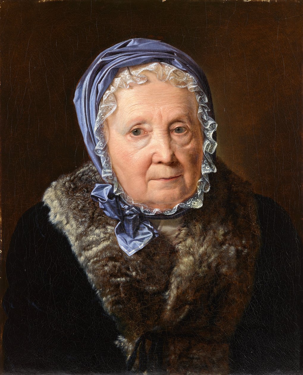 Rosina Wieser 83 évesen alkotó: Ferdinand Georg Waldmuller