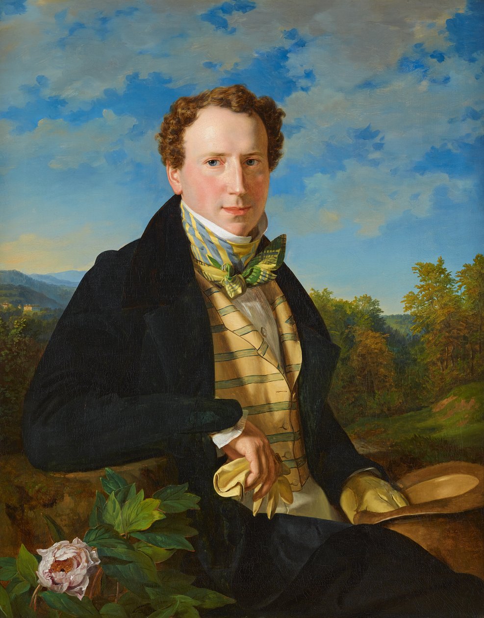 Önarckép fiatalon alkotó: Ferdinand Georg Waldmuller