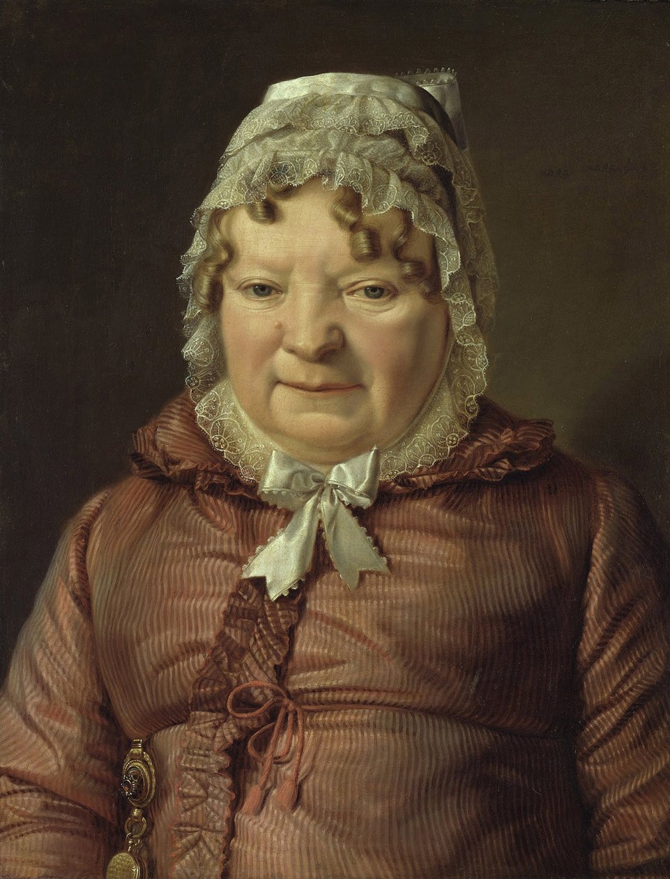 Waldmueller, Ferdinand Georg (1793-1865) Stierle-Holzmeister kapitány anyjának portréja (Stierle Holzmeister) - Olaj, vászon, kb 1819 National Museums, Berlin 54x41 alkotó: Ferdinand Georg Waldmuller