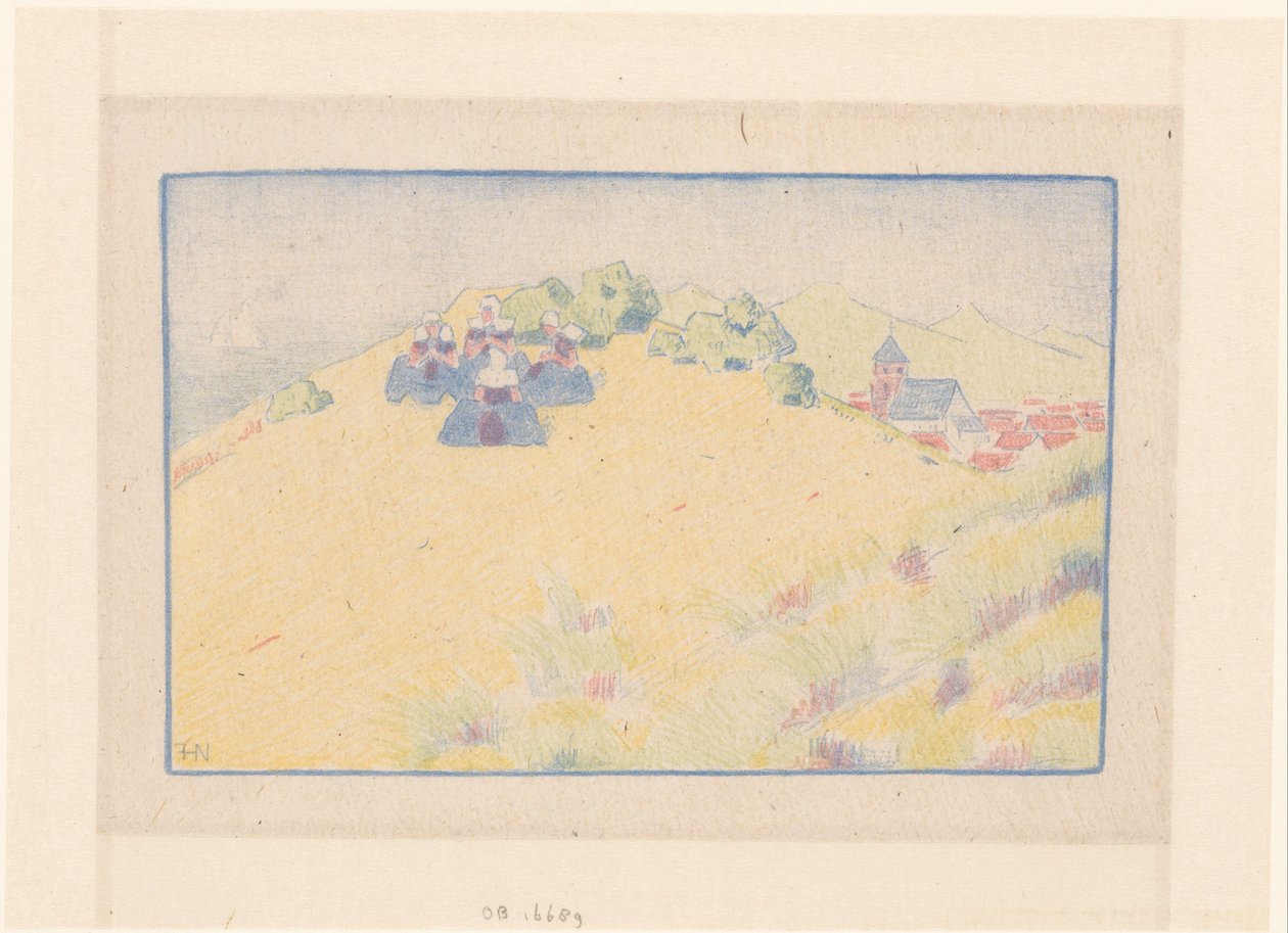 Duinvlindertjes (eredeti cím) alkotó: Ferdinand Hart Nibbrig