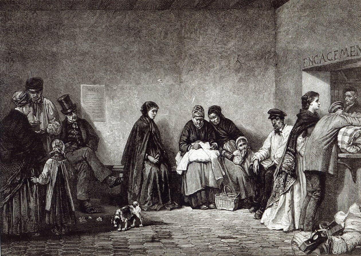 A Mont de Piete, a Szabadidő órából, 1891 alkotó: Ferdinand Heilbuth