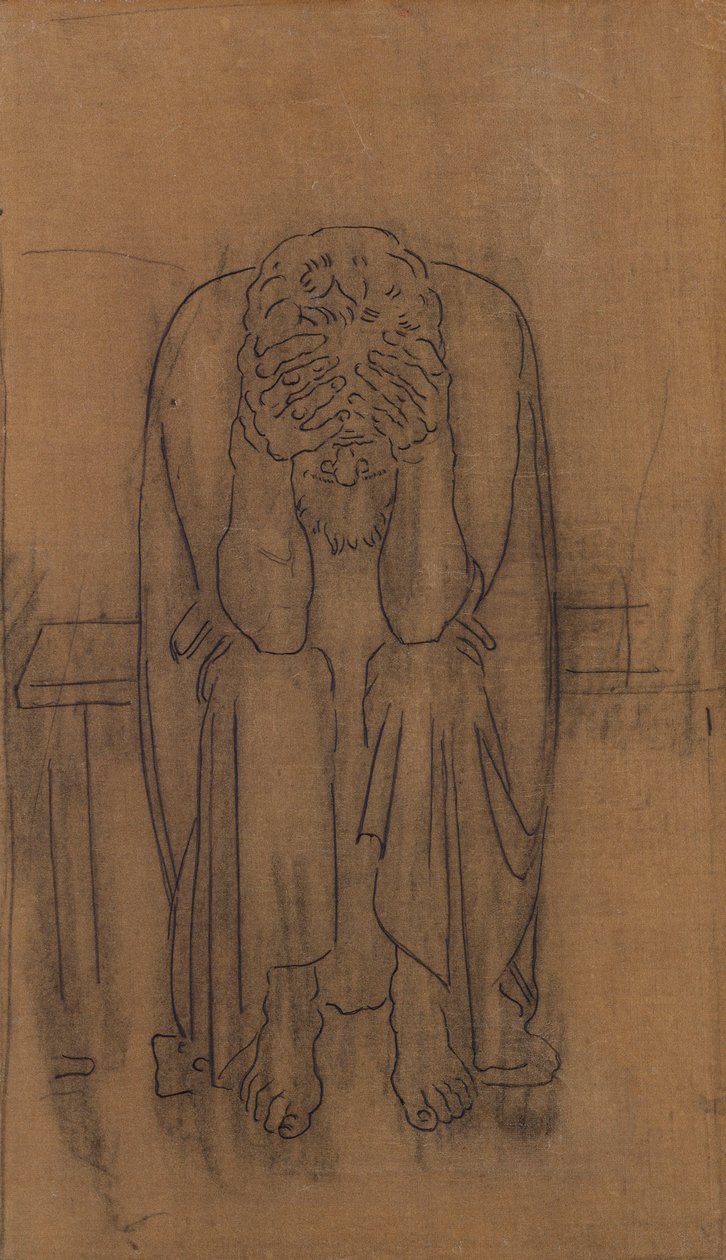 Dark Genius; Dunkler Genius, 1891-2 alkotó: Ferdinand Hodler