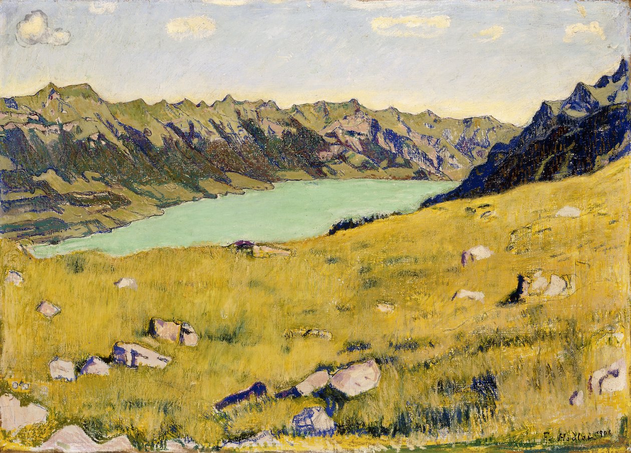 Brienz-tó Breitlauenenből, 1906 alkotó: Ferdinand Hodler