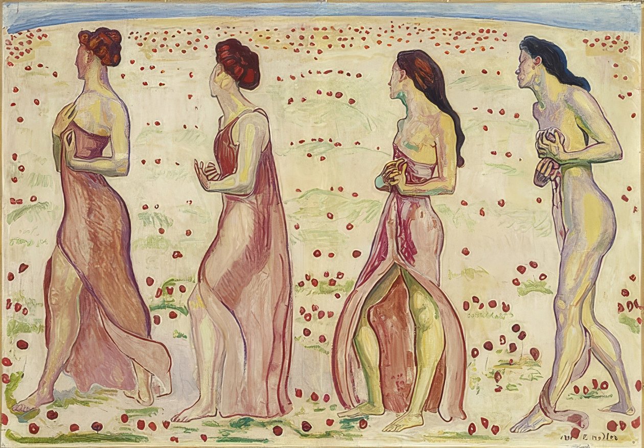 Az érzés. 1909/11 alkotó: Ferdinand Hodler
