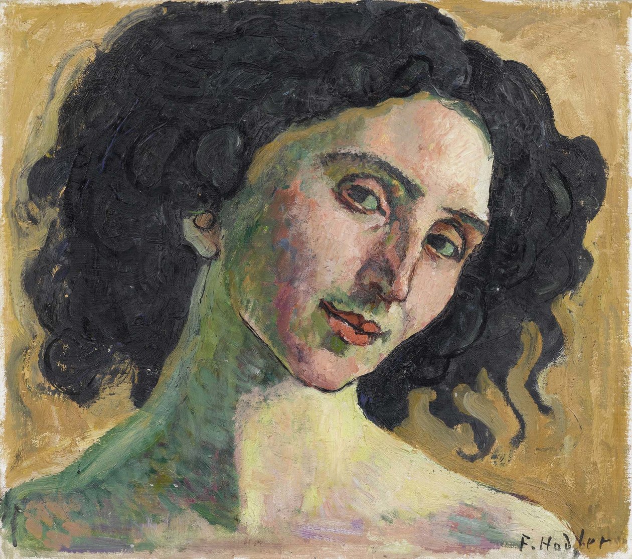 Giulia Leonardi. alkotó: Ferdinand Hodler