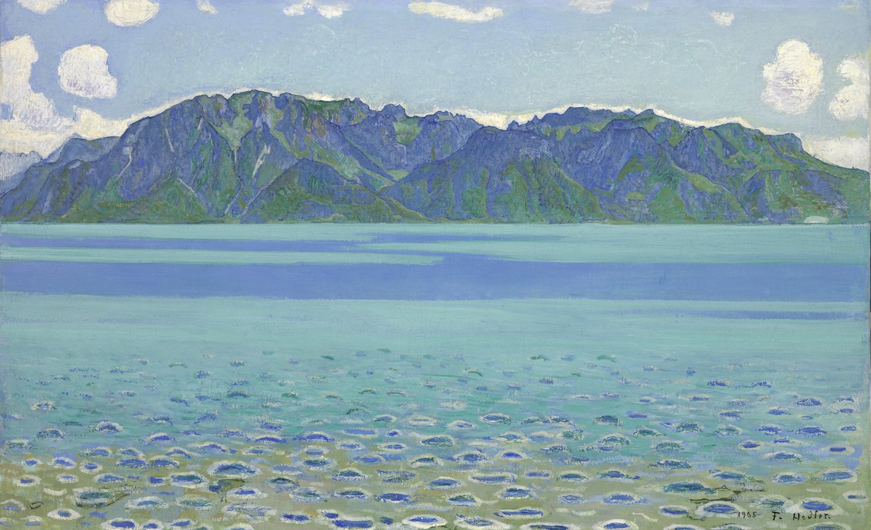 Le Grammont, Hodler, Ferdinand (1853-1918). olajfestmény alkotó: Ferdinand Hodler