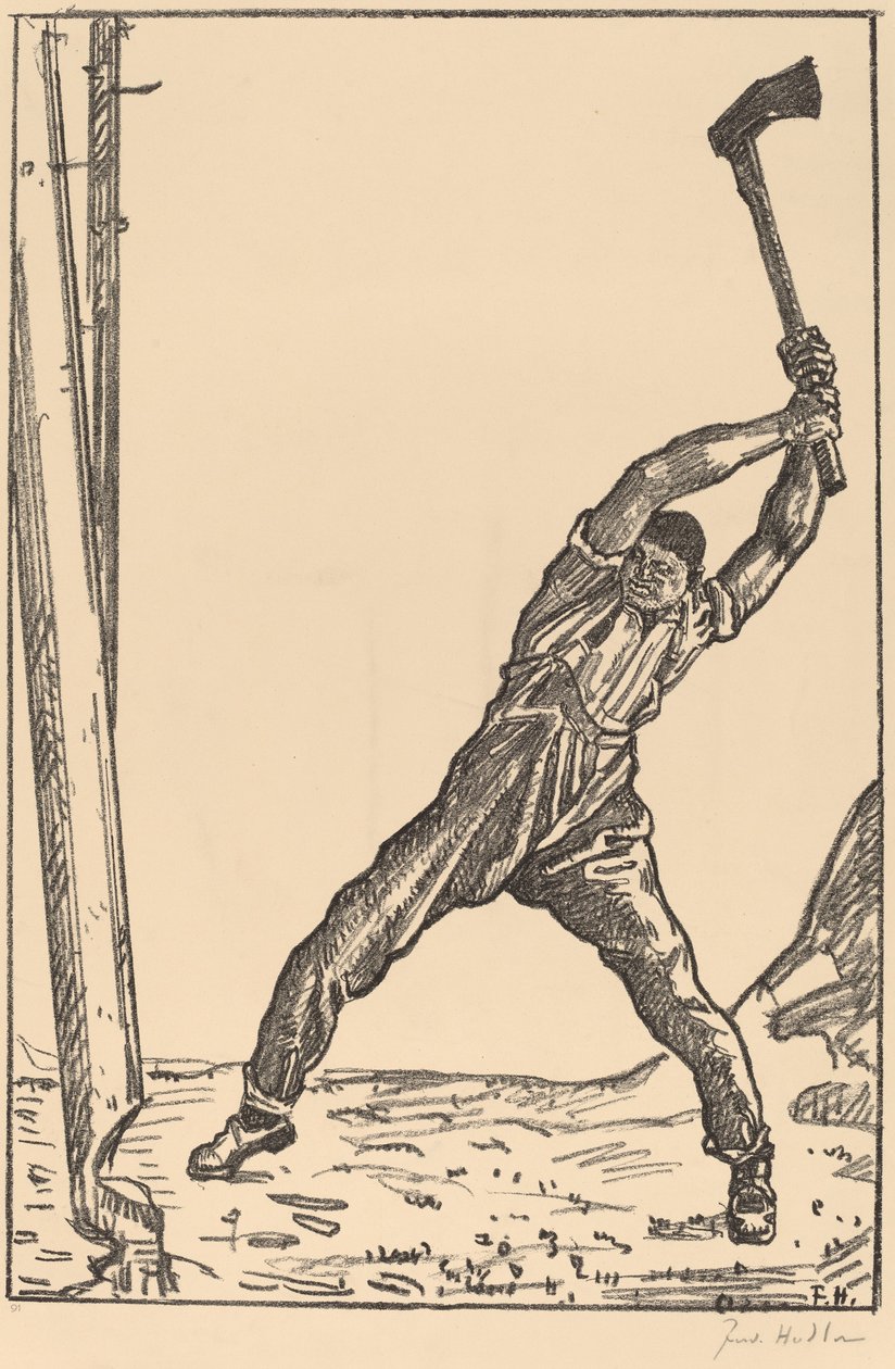 Favágó alkotó: Ferdinand Hodler