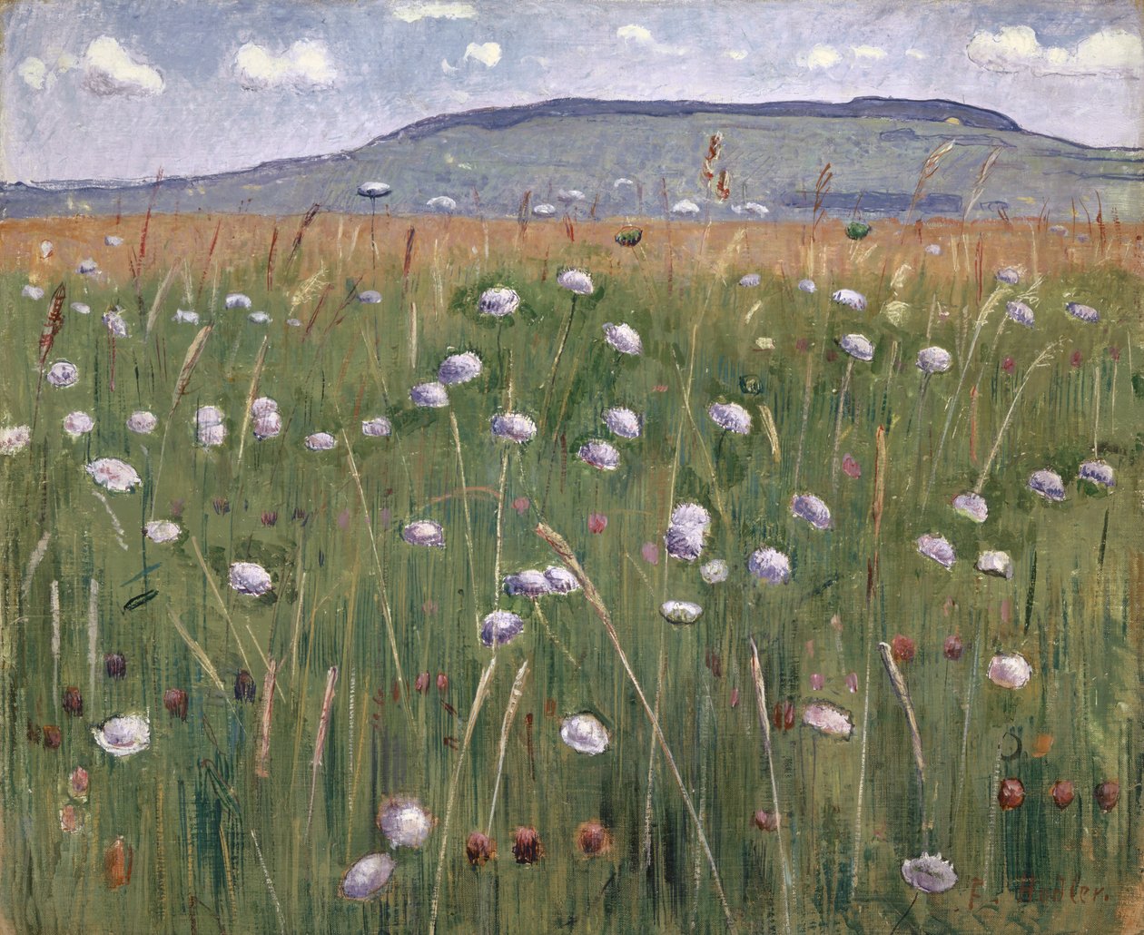 Réti darab, 1901 körül alkotó: Ferdinand Hodler