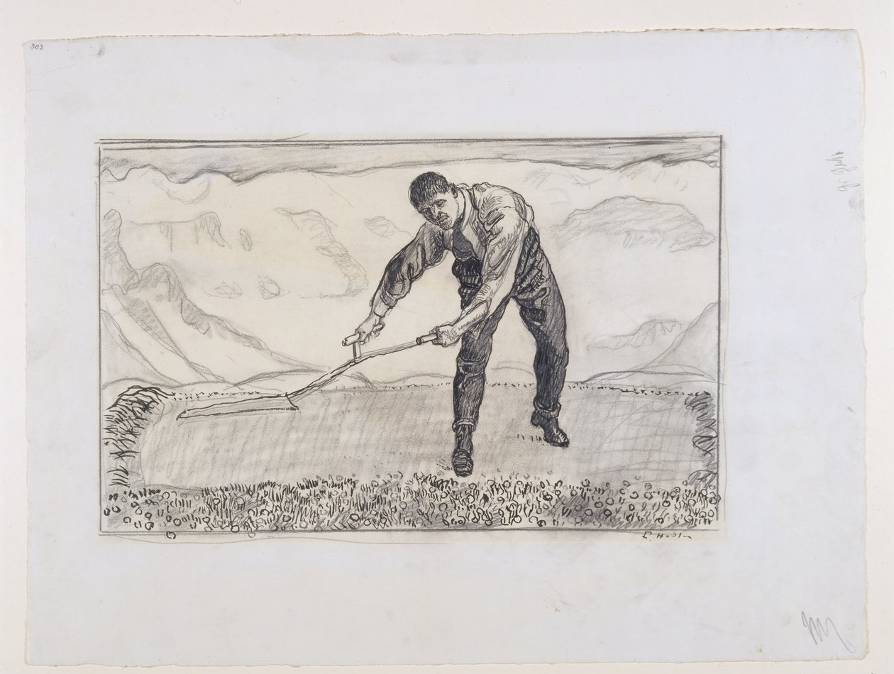 Kaszás a mezőn alkotó: Ferdinand Hodler