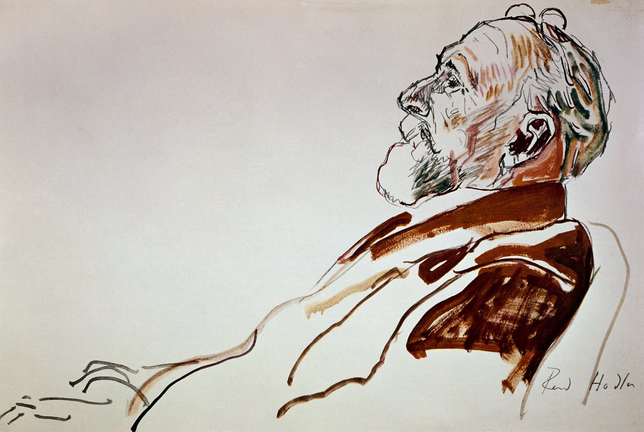 Carl Spitteler portréja alkotó: Ferdinand Hodler