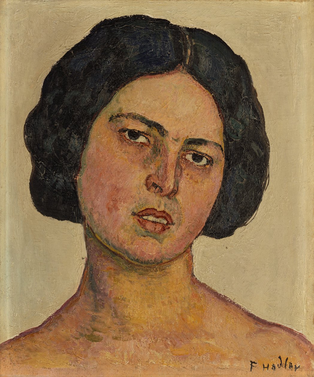Giulia Leonardi portréja alkotó: Ferdinand Hodler