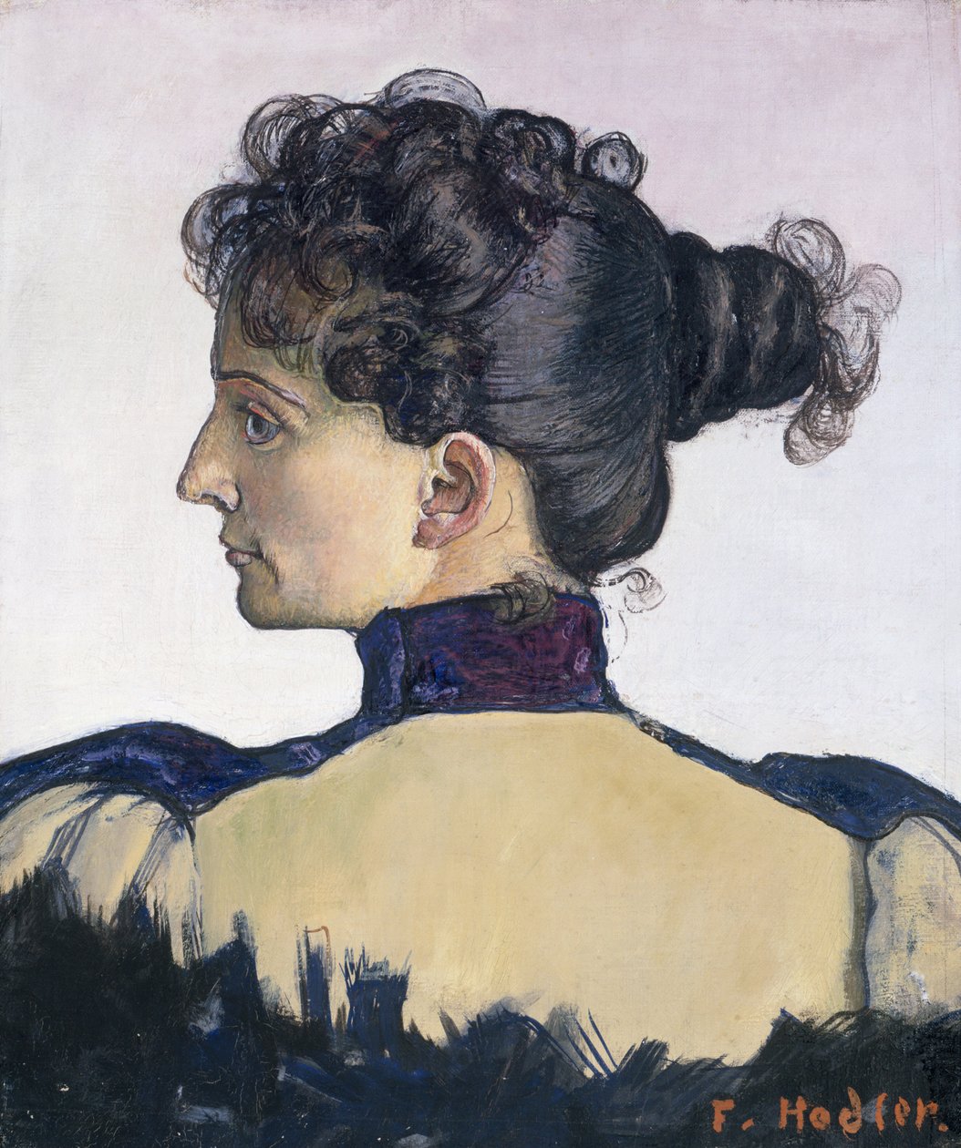 Mademoiselle Berthe Jacques, a művész feleségének portréja alkotó: Ferdinand Hodler