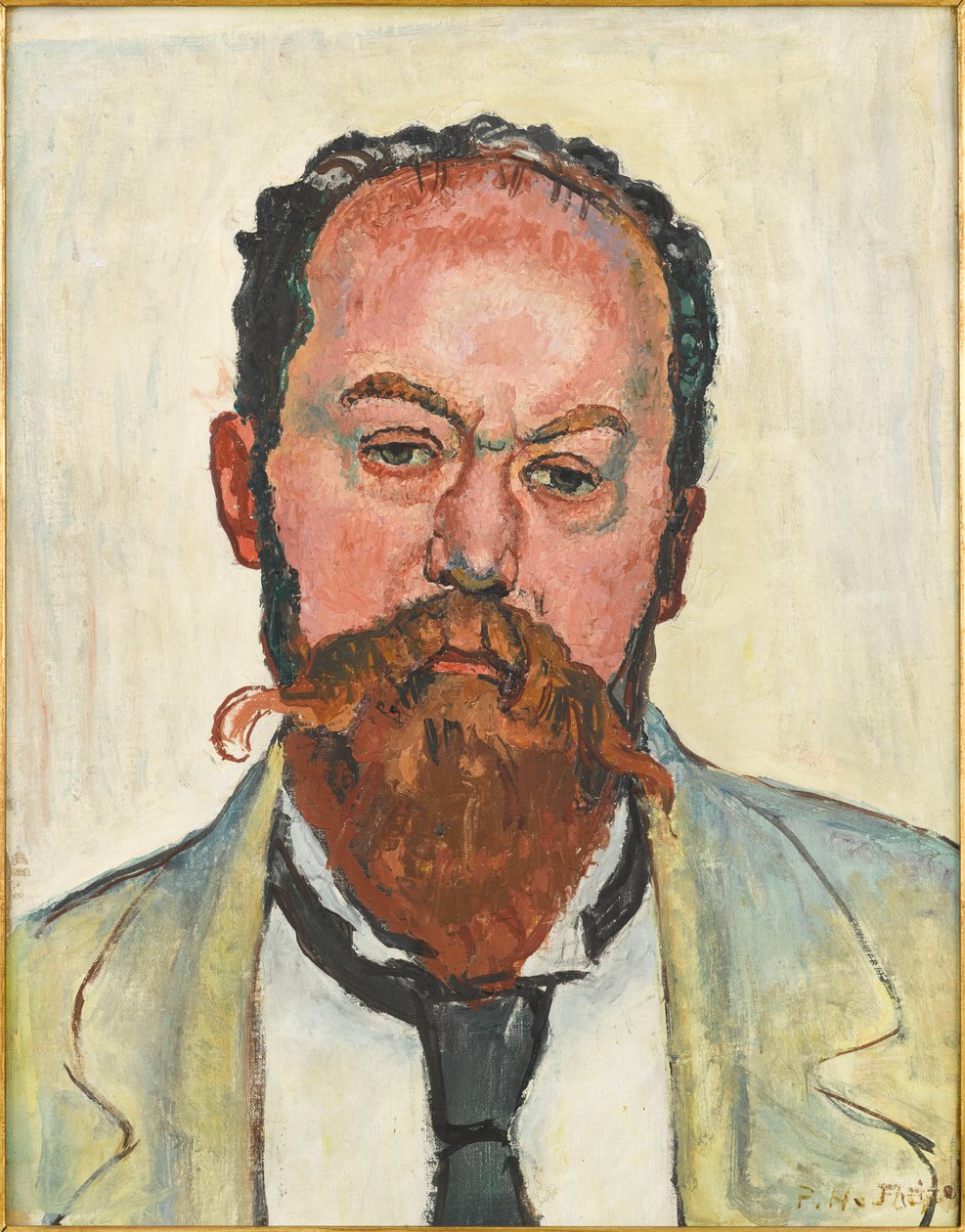 Mathias Morhardt portréja 1863-1939, 1913. alkotó: Ferdinand Hodler