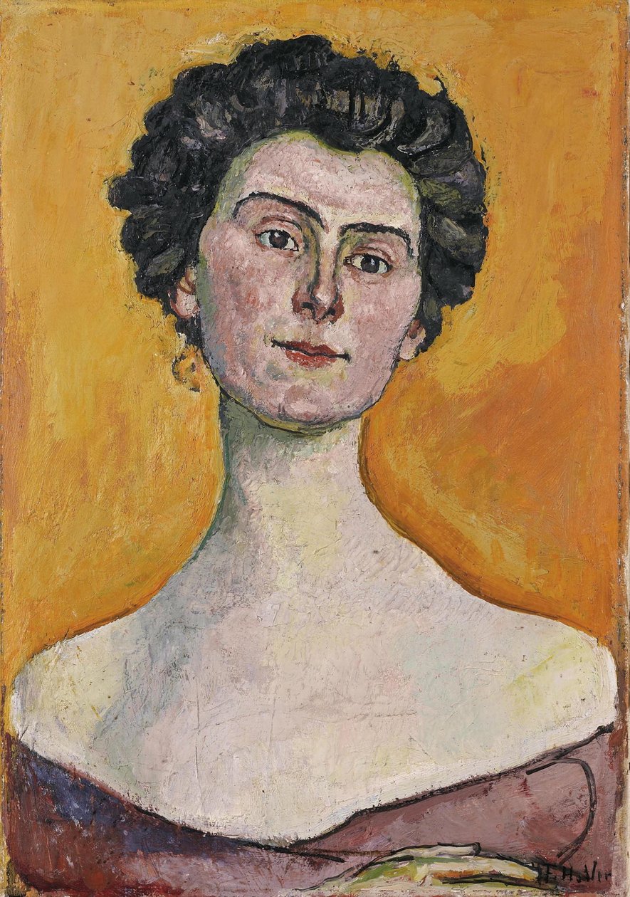 Clara Pasche-Battié portréja, 1914 alkotó: Ferdinand Hodler