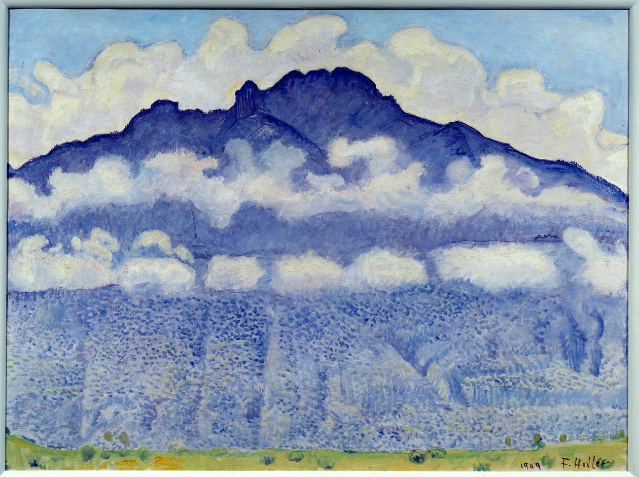 Schynige platte (hegyi táj az Oberlandban, a svájci Alpokban). Ferdinand Hodler festménye (1833-1918) Ec. Kövesse. alkotó: Ferdinand Hodler