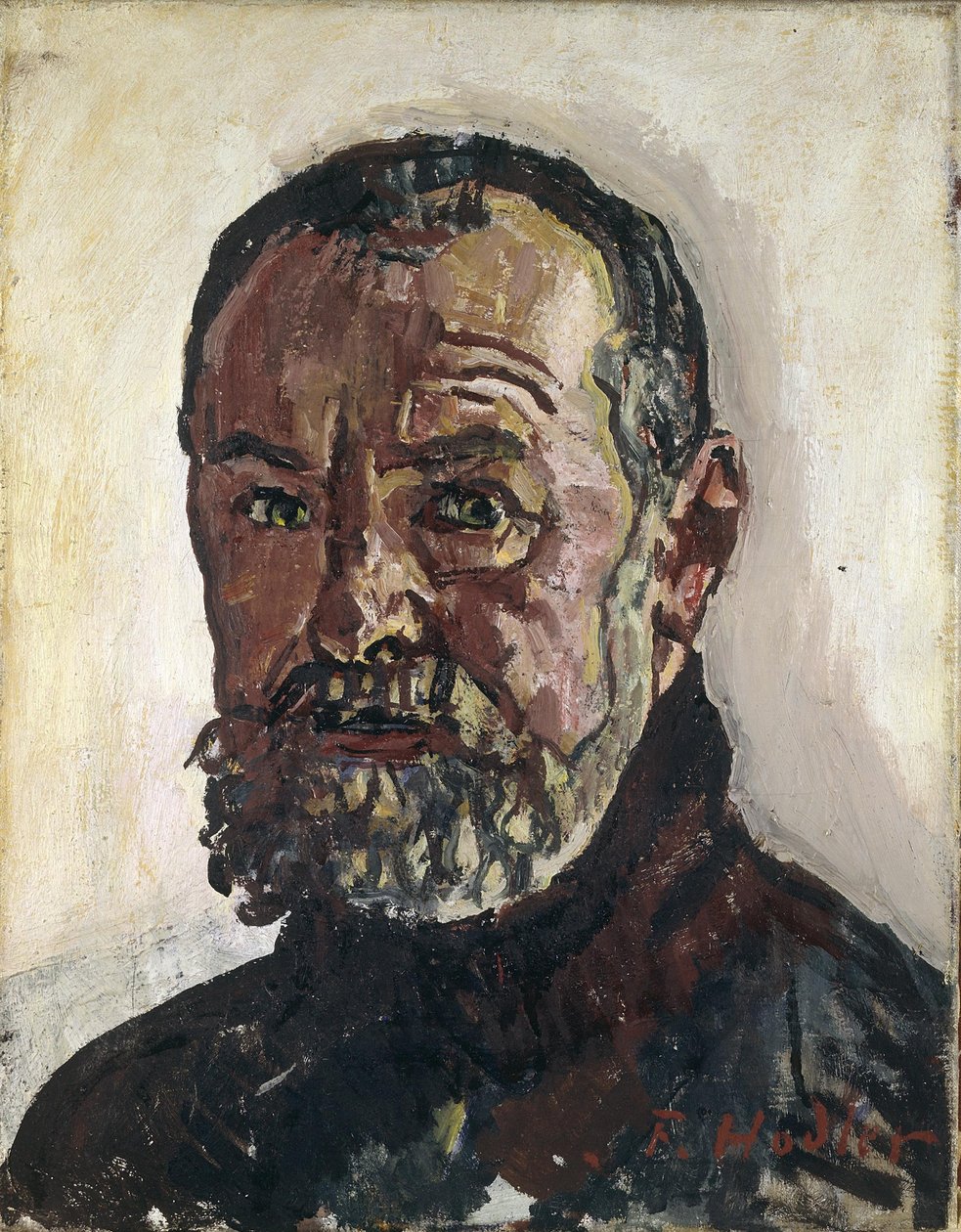 Önarckép, c. 1916. alkotó: Ferdinand Hodler