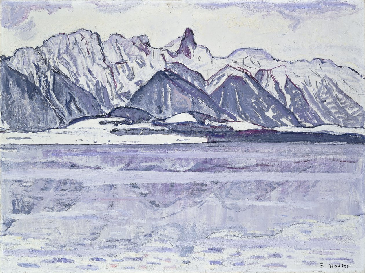 Stockhorn Snowy, 1913-1914 alkotó: Ferdinand Hodler