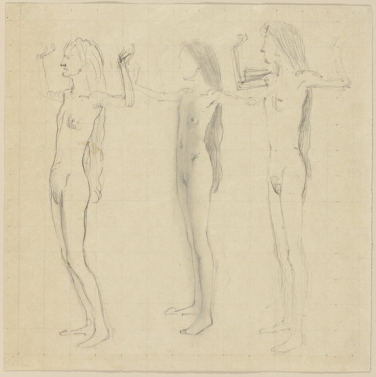 Tanulmány a napra (igazság) alkotó: Ferdinand Hodler