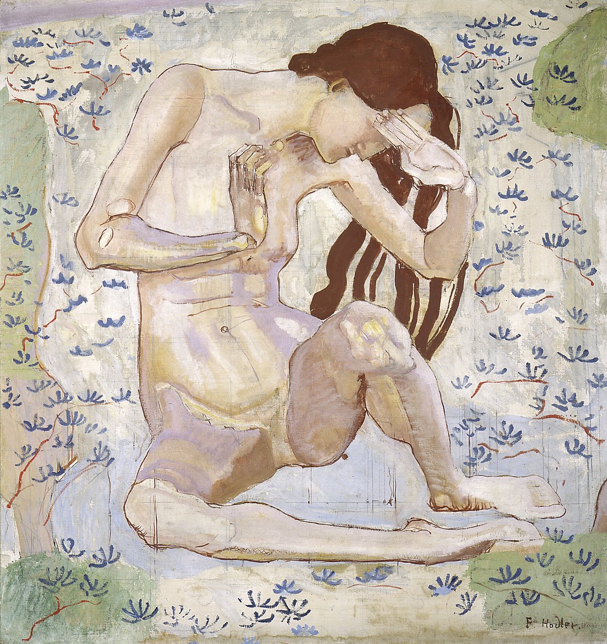 Study for Day, 1898-99 alkotó: Ferdinand Hodler