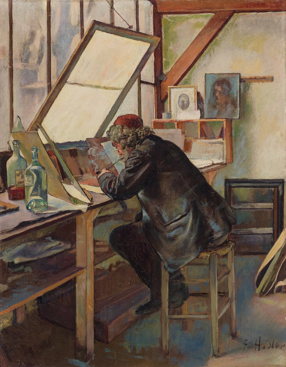 A gravírozó alkotó: Ferdinand Hodler