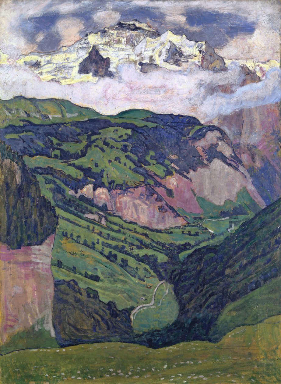 A Jungfrau Isenfluhból nézve, 1902. alkotó: Ferdinand Hodler