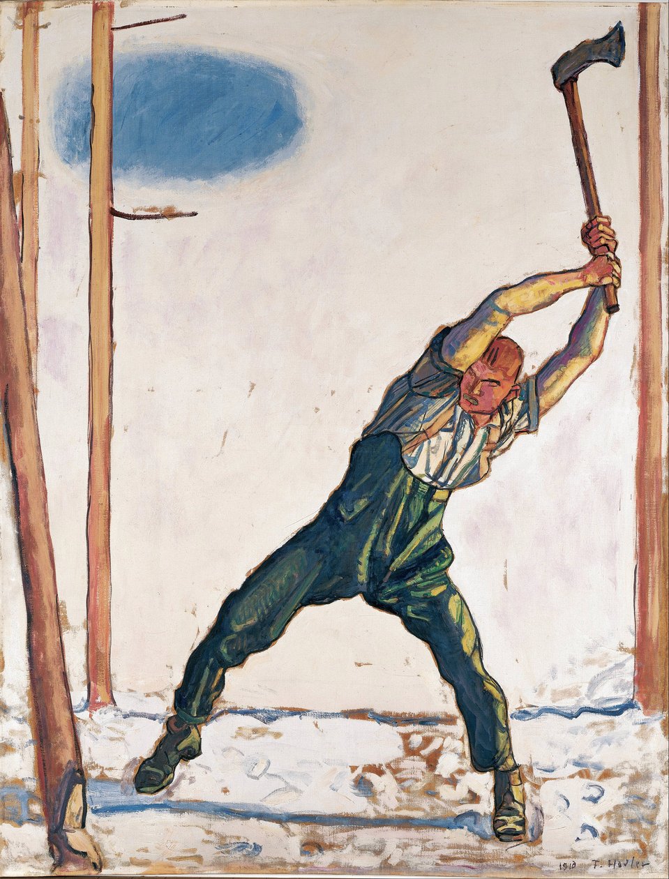 A favágó, Hodler, Ferdinánd (1853-1918) alkotó: Ferdinand Hodler