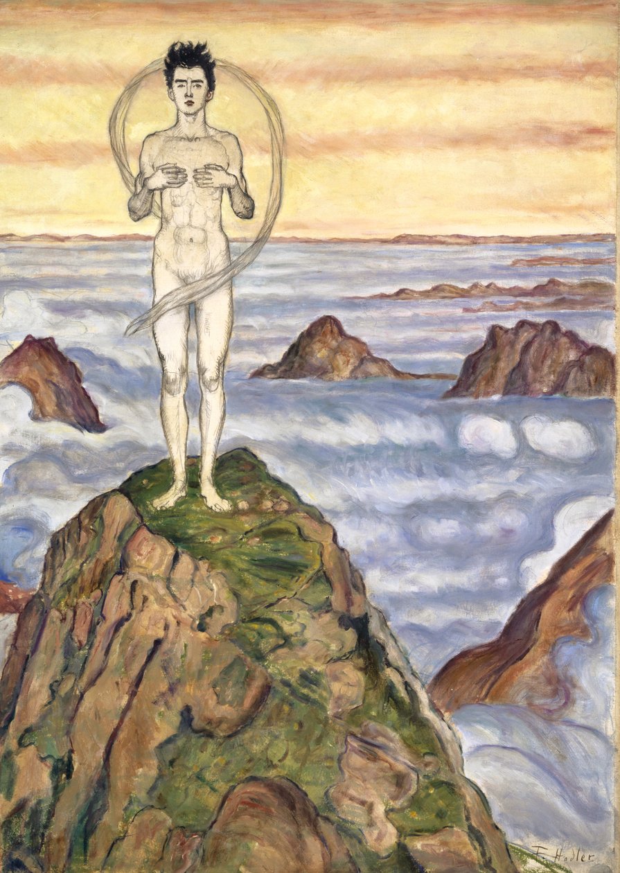 Nézet a végtelenbe, 1903 (olaj és ceruza, papír, vászon) alkotó: Ferdinand Hodler