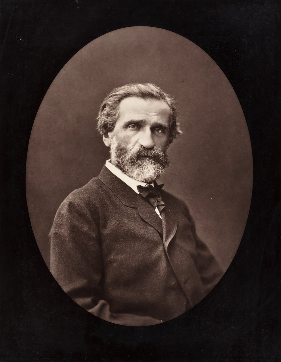 Giuseppe Verdi olasz zeneszerző, 1813-1901, c. 1872. alkotó: Ferdinand J. Mulnier