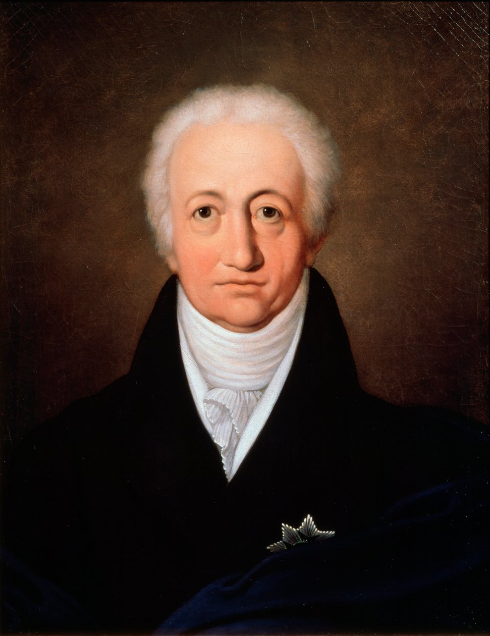 A szerző portréja, Johann Wolfgang von Goethe, 1749-1832, 1818. alkotó: Ferdinand Jagemann