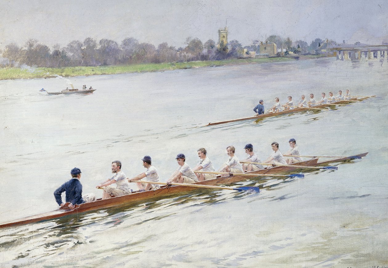 Nyolcasok versenye Putney-ben alkotó: Ferdinand Joseph Gueldry