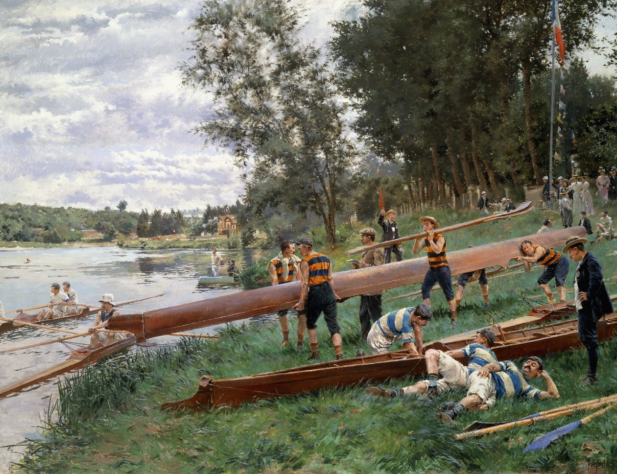 A Marne szélén alkotó: Ferdinand Joseph Gueldry
