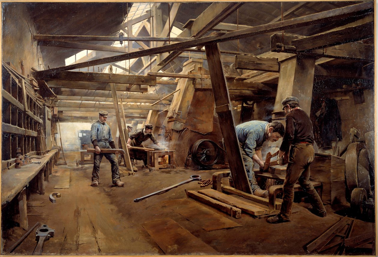 A formák. Ferdinand Joseph Gueldry festménye (1858-1945) alkotó: Ferdinand Joseph Gueldry