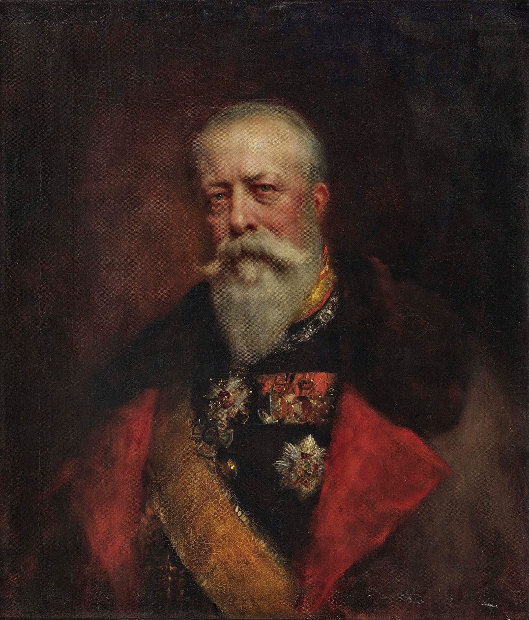 I. Frigyes badeni nagyherceg portréja 1826-1907. alkotó: Ferdinand Keller