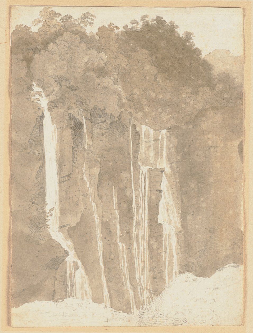 Vízesés alkotó: Ferdinand Kobell