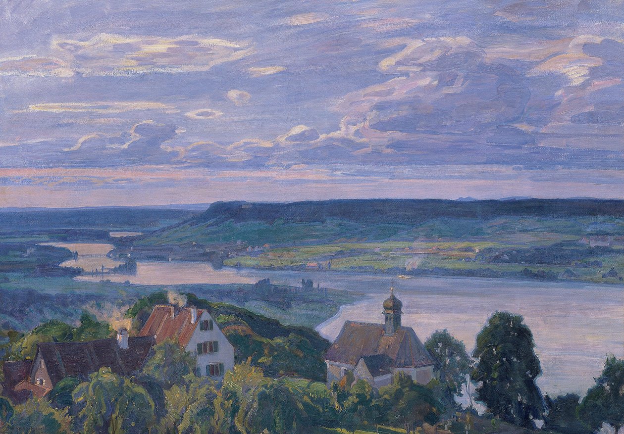 Klingenzell a Rajnán alkotó: Ferdinand Kruis
