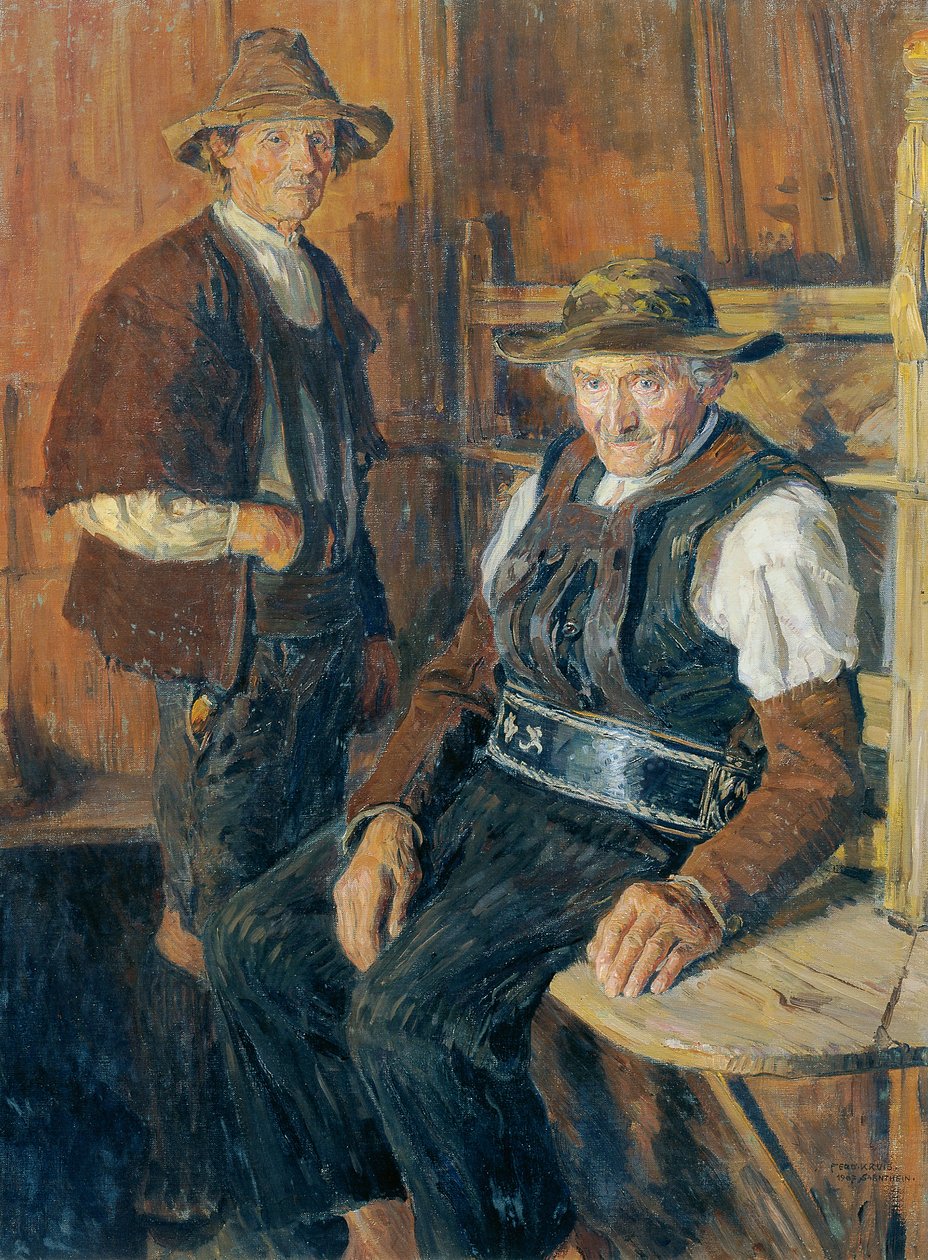 Sarentino gazdák alkotó: Ferdinand Kruis