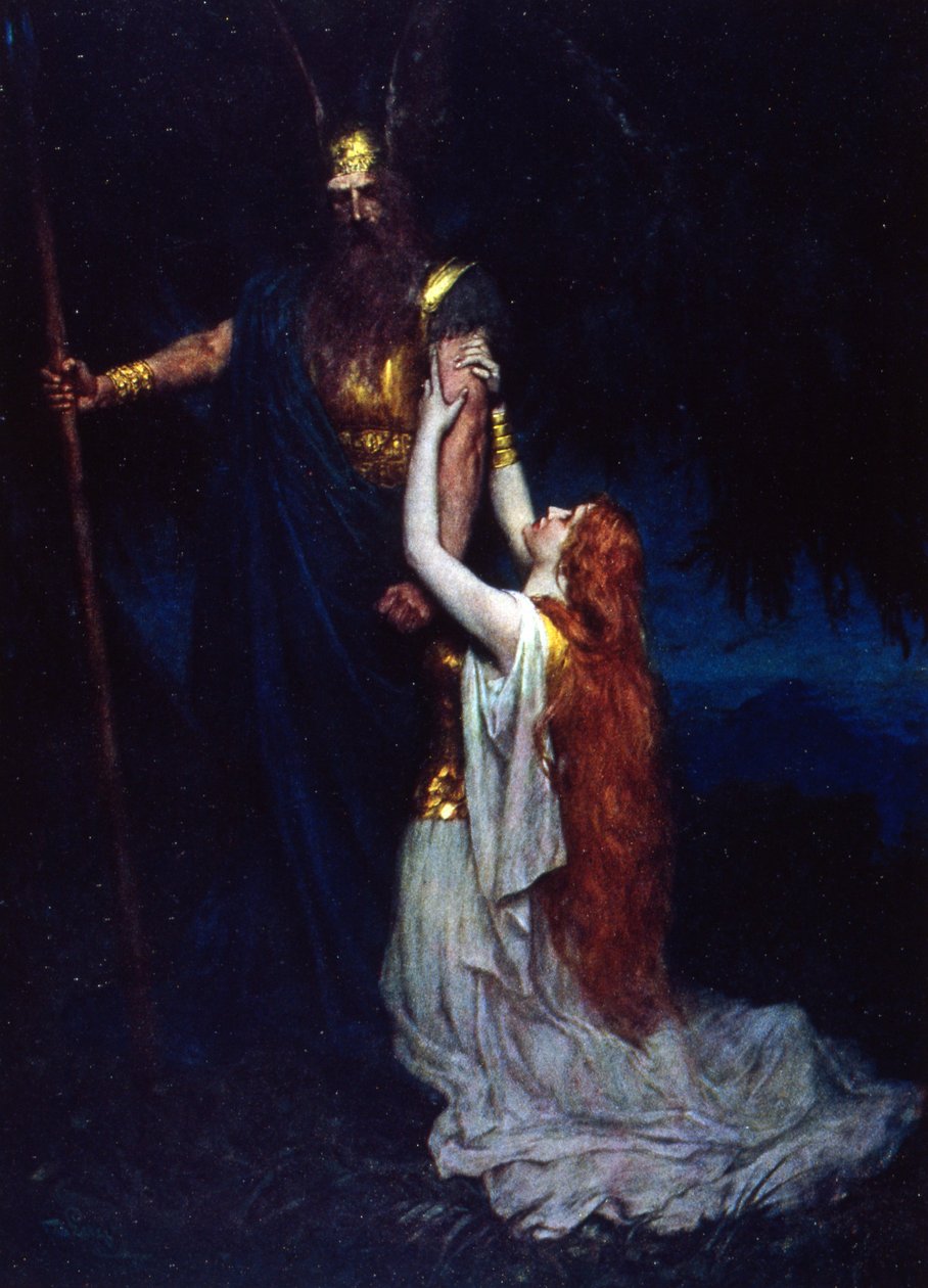 Die Walkure (The Valkyrie) alkotó: Ferdinand Leeke