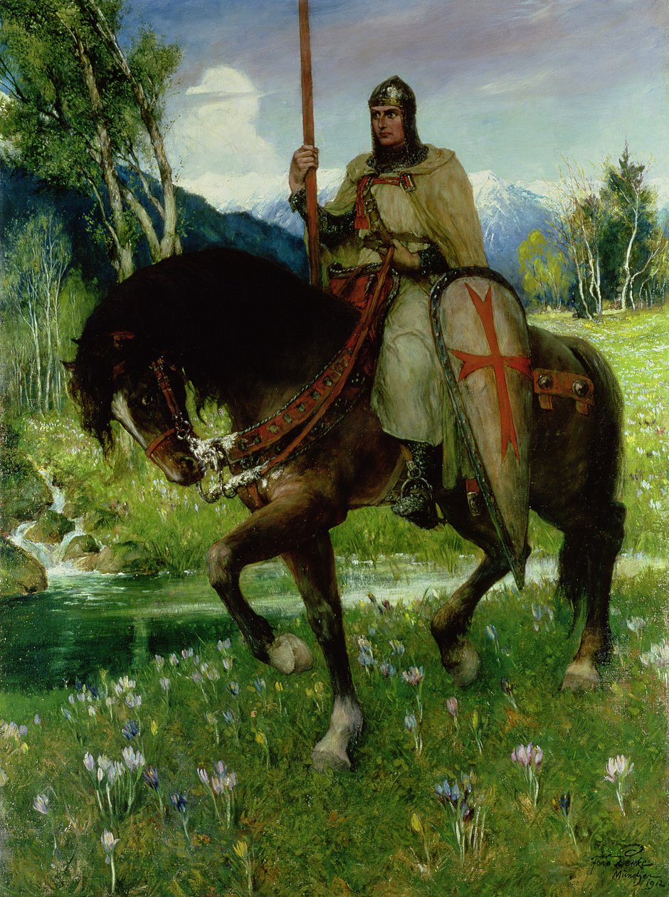 Parsifal a Szent Grál keresésében alkotó: Ferdinand Leeke