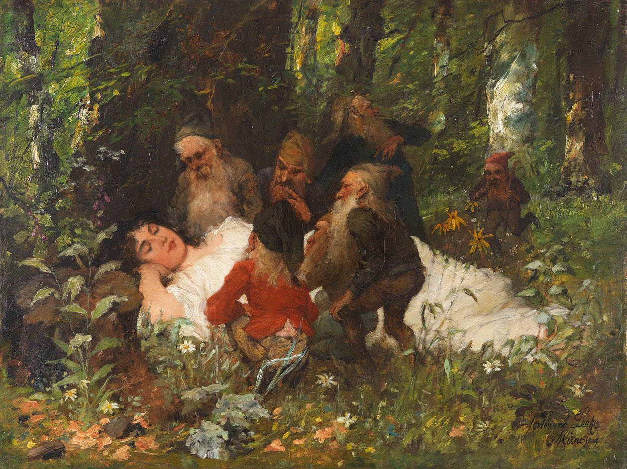 Hófehérke, c. 1890. alkotó: Ferdinand Leeke