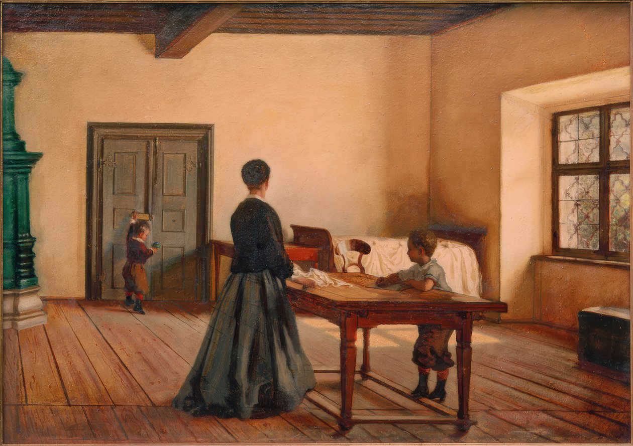 A művész hálószobája alkotó: Ferdinand Mallitsch
