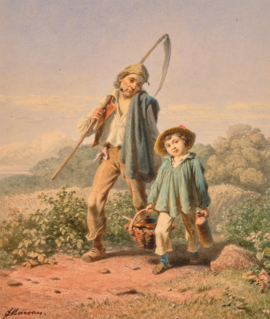 Ferdinand Mahron Weg zum Feld 1 alkotó: Ferdinand Marohn