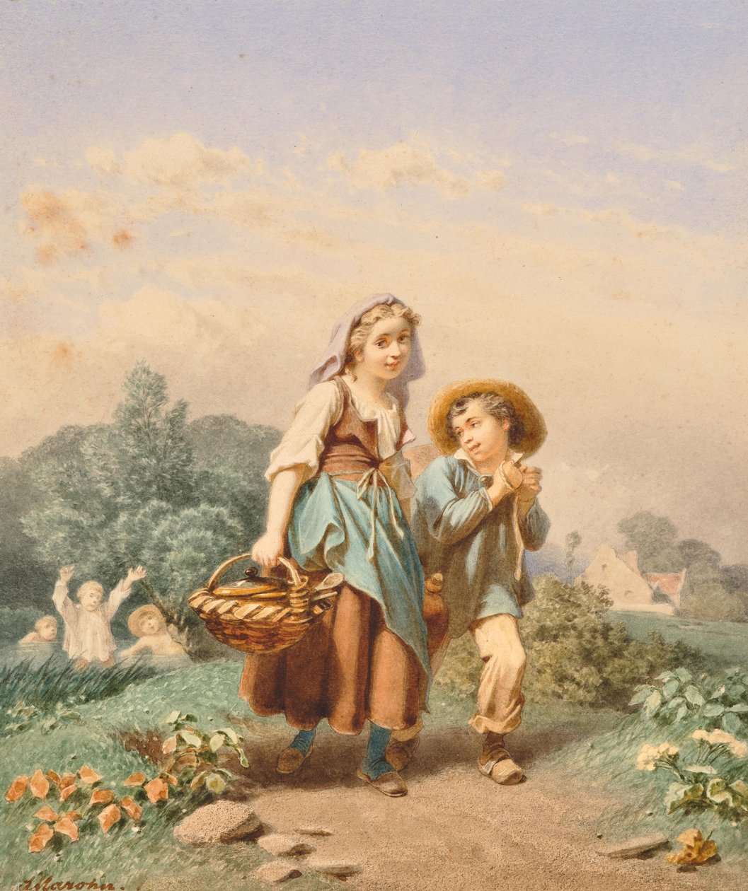 Ferdinand Mahron Weg zum Feld 2 alkotó: Ferdinand Marohn
