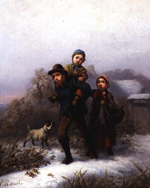 Télen alkotó: Ferdinand Marohn