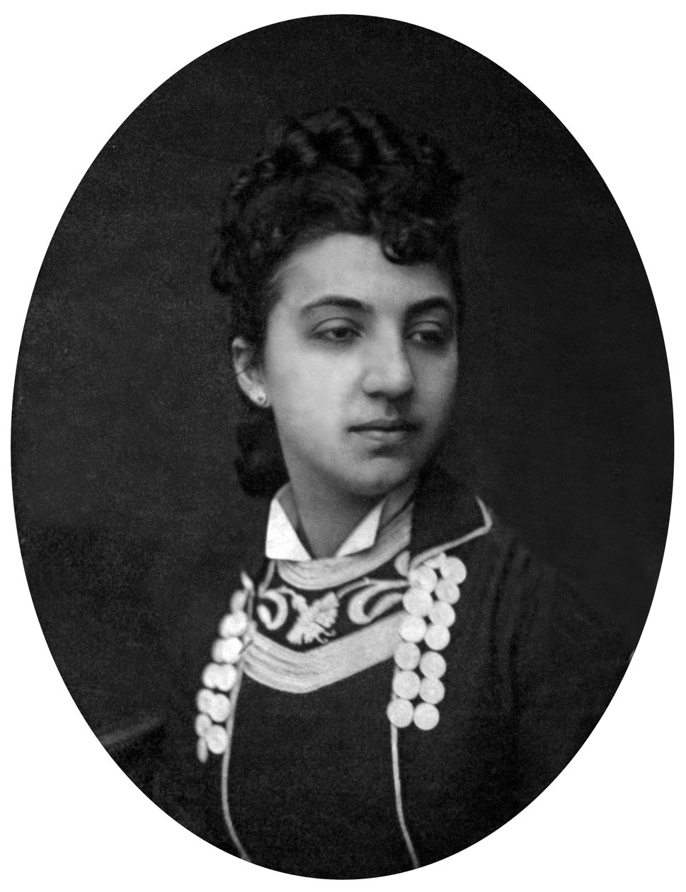 Erminia Borghi Mamo (1855-1941) italian soprano, photo by Mulnier alkotó: Ferdinand Mulnier