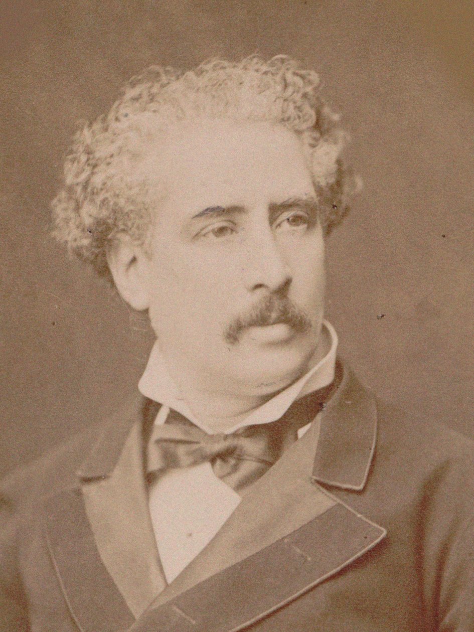 Olivier Métra zeneszerző portréja 1830-1889, 1870. alkotó: Ferdinand Mulnier