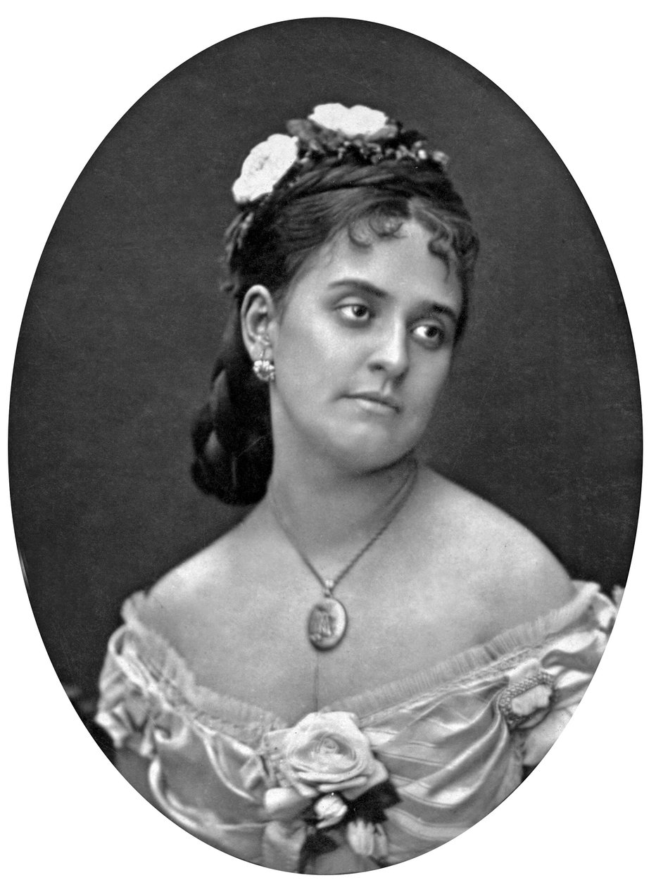 Anna de Belocca szoprán, fotója Mulnier alkotó: Ferdinand Mulnier